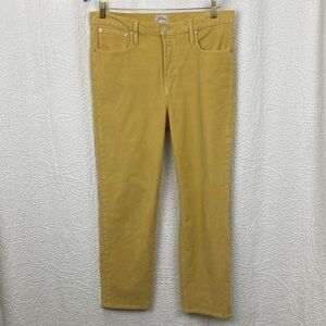 J. Crew Mustard Corduroy Trousers sz 31